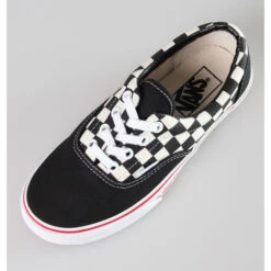 Shoes Vans - Era - (Van Doren) - BLACK-CHECKER -Fashionable street clothing 74173 6