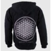 Men's Sweatshirt Bring Me The Horizon - Flower Of Life Zip - Blk - ROCK OFF -Fashionable street clothing 74188 2