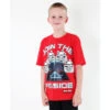 Boys' T-shirt TV MANIA - Angry Birds / Star Wars - Red -Fashionable street clothing 76542 1