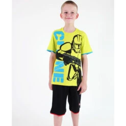 Boys' T-shirt TV MANIA - Star Wars Clone - Lime -Fashionable street clothing 76552 3