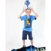 Boy's Set ( T-shirt, Shorts) TV MANIA - Star Wars Clone - Blue -Fashionable street clothing 76568 1