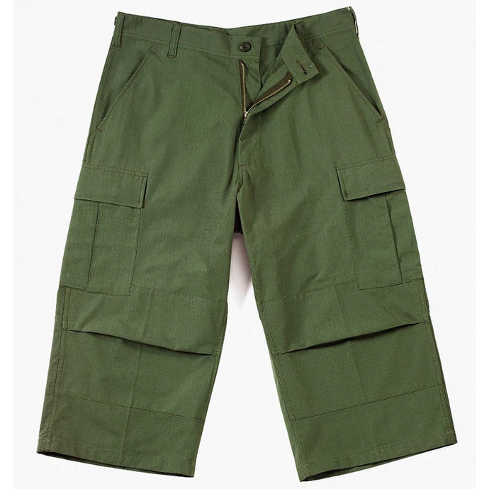 3/4 Men's Trousers ROTHCO - CAPRI - OLIVE DRAB 3 3/4 Men's Trousers ROTHCO - CAPRI - OLIVE DRAB