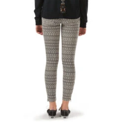 Women's Trousers VANS - Moto Skinny Denim - Creme -Fashionable street clothing 77995 1