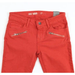 Women's Trousers VANS - Moto Skinny Denim - Ketchup -Fashionable street clothing 77996 77996 3