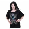 Women's T-shirt SPIRAL - Batman Top - AND AM THE NIGHT - Black