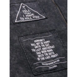 Men's Sweatshirt DISTURBIA - Ghost - BLK / Acid Wash -Fashionable street clothing 81667 6