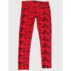 Pants Women CRIMINAL DAMAGE - Red -Fashionable street clothing 84140 1