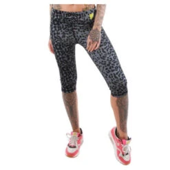 Pants Women 3/4 (leggings) IRON FIST - Seeing Spots - Black
