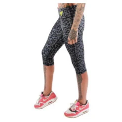 Pants Women 3/4 (leggings) IRON FIST - Seeing Spots - Black -Fashionable street clothing 85793 3