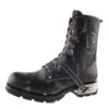 Boots NEW ROCK - Motorosk Negro - Vintage Raspado