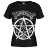 Women's T-shirt AMENOMEN - Pentagram - Black -Fashionable street clothing 86091 1