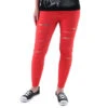 Pants Women VANS - High Rise Back Zipper Flame - Scarlet 2 Pants Women VANS - High Rise Back Zipper Flame - Scarlet -Fashionable street clothing 86298 1