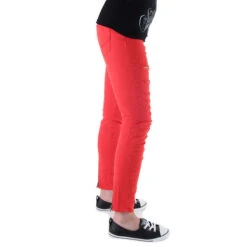 Pants Women VANS - High Rise Back Zipper Flame - Scarlet -Fashionable street clothing 86298 3