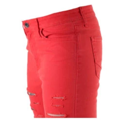 Pants Women VANS - High Rise Back Zipper Flame - Scarlet -Fashionable street clothing 86298 5