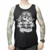 Men's Tank Top BLACK HEART - HOT RODER SKUL L - BLACK 1 Men's Tank Top BLACK HEART - HOT RODER SKUL L - BLACK -Fashionable street clothing 9004 hot roder skull