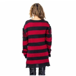 Women's Sweater HEARTLESS - ARCADIA - BLACK / RED 5 Women's Sweater HEARTLESS - ARCADIA - BLACK / RED -Fashionable street clothing 905zv9k8
