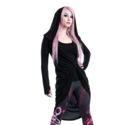 Sweater Women's POIZEN INDUSTRIES - Vent Cardigan - Black