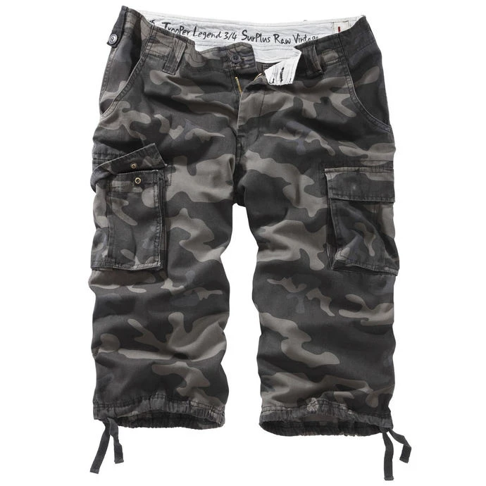 Shorts 3/4 Men SURPLUS - TROOPER LEGEND - BLACK CAMO 3 Shorts 3/4 Men SURPLUS - TROOPER LEGEND - BLACK CAMO