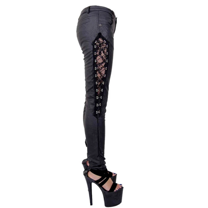 Pants Women Devil Fashion - Gothic Alcina 5 Pants Women Devil Fashion - Gothic Alcina - Image 3