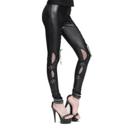 Pants Women (leggings) Devil Fashion - Gothic Jett -Fashionable street clothing 93014 2
