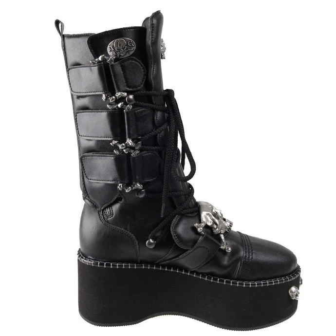 Wedge Boots Women's - ALCHEMY GOTHIC 5 Wedge Boots Women's - ALCHEMY GOTHIC - Image 3