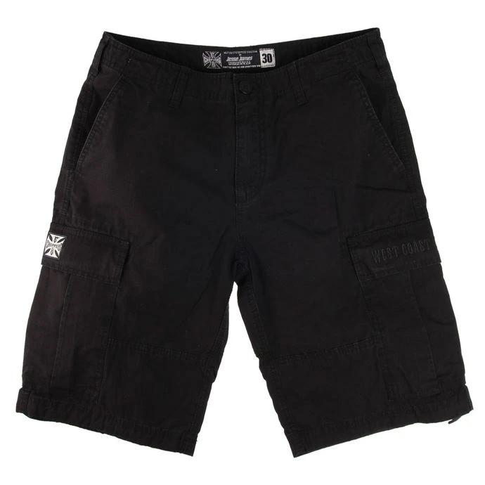 Shorts Men's West Coast Choppers - WCC RIDE LIKE SATAN BDU - BLACK 3 Shorts Men's West Coast Choppers - WCC RIDE LIKE SATAN BDU - BLACK