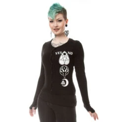 Sweater Women's HEARTLESS - HEAVEN - BLACK