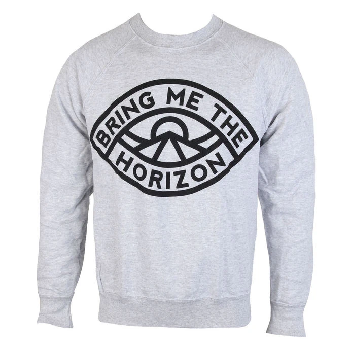 Sweatshirt (no Hood) Men's Bring Me The Horizon - Eye Grey - ROCK OFF 3 Sweatshirt (no Hood) Men's Bring Me The Horizon - Eye Grey - ROCK OFF
