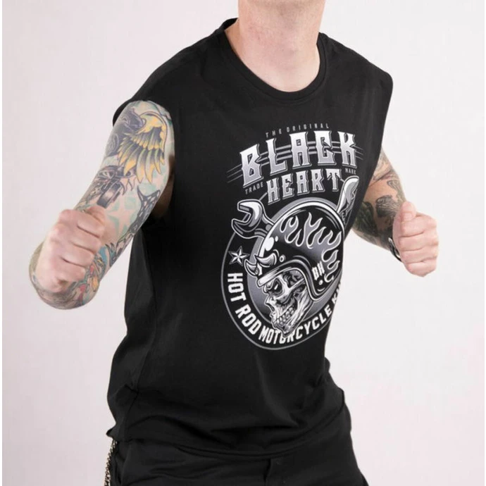 Men's Tank Top BLACK HEART - BOOMER - BLACK 5 Men's Tank Top BLACK HEART - BOOMER - BLACK - Image 3