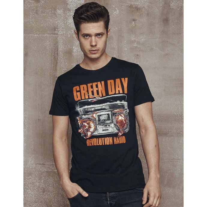 T-shirt Metal Men's Green Day - Radio - NNM 4 T-shirt Metal Men's Green Day - Radio - NNM - Image 2