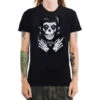 T-shirt Gothic And Punk Men's - METAL GHOST - TOO FAST -Fashionable street clothing 99094 1