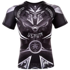 Men's T-shirt (thermal) Venum - Gladiator 3.0 Rashguard - Black / White