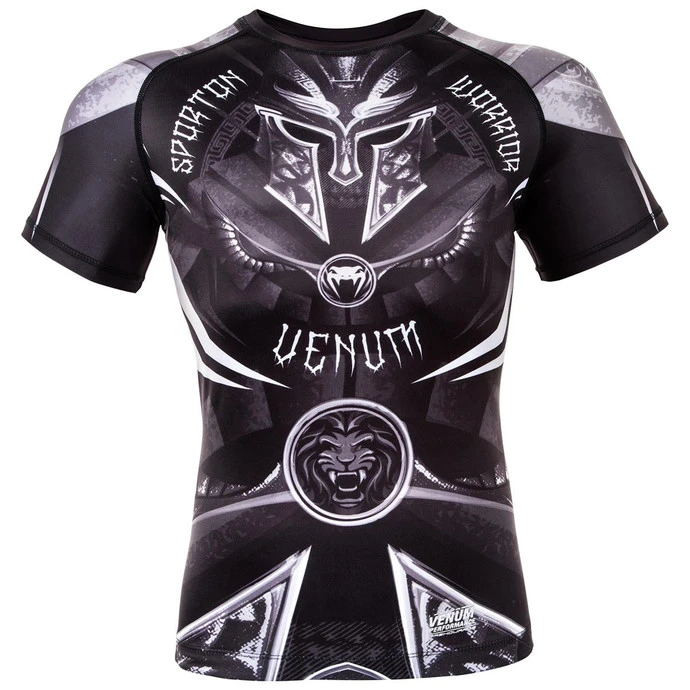 Men's T-shirt (thermal) Venum - Gladiator 3.0 Rashguard - Black / White 3 Men's T-shirt (thermal) Venum - Gladiator 3.0 Rashguard - Black / White