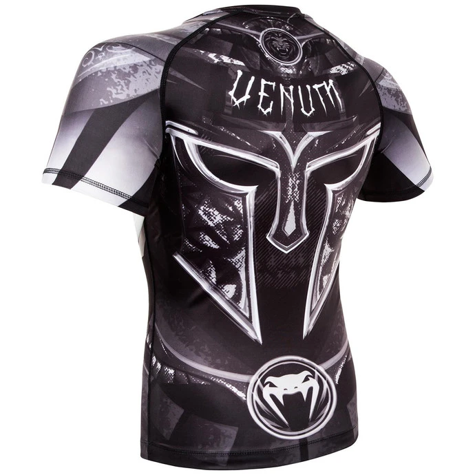 Men's T-shirt (thermal) Venum - Gladiator 3.0 Rashguard - Black / White 5 Men's T-shirt (thermal) Venum - Gladiator 3.0 Rashguard - Black / White - Image 3
