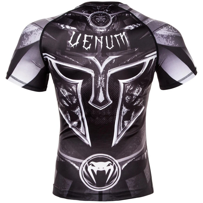 Men's T-shirt (thermal) Venum - Gladiator 3.0 Rashguard - Black / White 6 Men's T-shirt (thermal) Venum - Gladiator 3.0 Rashguard - Black / White - Image 4