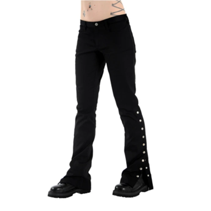 Pants Women Black Pistol - Button Hipster Denim (Black) 3 Pants Women Black Pistol - Button Hipster Denim (Black)