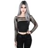 Women's Bolero KILLSTAR - BITE ME - BLACK -Fashionable street clothing BITEME BOLERO B 1024x1024