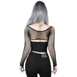 Women's Bolero KILLSTAR - BITE ME - BLACK -Fashionable street clothing BITEME BOLERO C 1024x1024