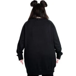 Women's Sweater KILLSTAR - Bloodpact -Fashionable street clothing BLOODPACT KNIT SWEATER PLUS D