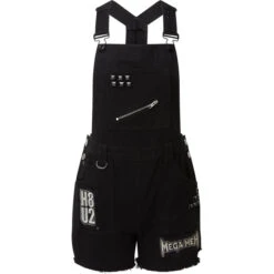 Women's Shorts KILLSTAR - Cassidy - BLACK -Fashionable street clothing CASSIDY OVERALLS