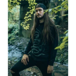 Men's Sweatshirt Metallica - Album Burnished - Black -Fashionable street clothing DSC00049