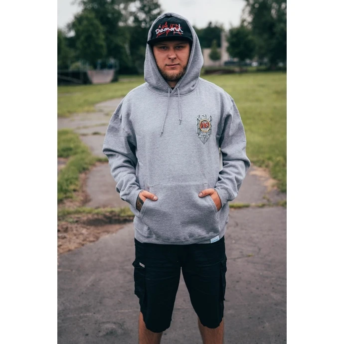 Hoodie Men SLAYER - DIAMOND - Brilliant Abyss - Grey 5 Hoodie Men SLAYER - DIAMOND - Brilliant Abyss - Grey - Image 3