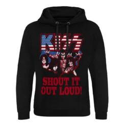 Hoodie Men's Kiss - Shout It Out Loud - HYBRIS