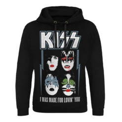 Hoodie Men's Kiss - I Was Made For Lovin´ You - HYBRIS