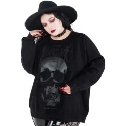 Women's Sweater KILLSTAR - Fearless -Fashionable street clothing FEARLESS KNIT SWEATER C
