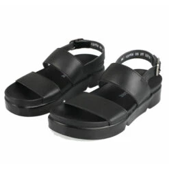 Women's Shoes (sandals) ALTERCORE - Camille - Vegan Black -Fashionable street clothing IMG 8623