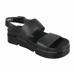 Women's Shoes (sandals) ALTERCORE - Camille - Vegan Black -Fashionable street clothing IMG 8650