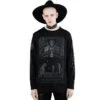 Women's Sweater KILLSTAR - Judgment -Fashionable street clothing JUDGEMENT KNIT SWEATER B