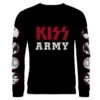Sweater Men's KISS - ARMY - PLASTIC HEAD -Fashionable street clothing KU001KJ