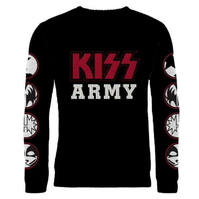 Sweater Men's KISS - ARMY - PLASTIC HEAD 3 Sweater Men's KISS - ARMY - PLASTIC HEAD